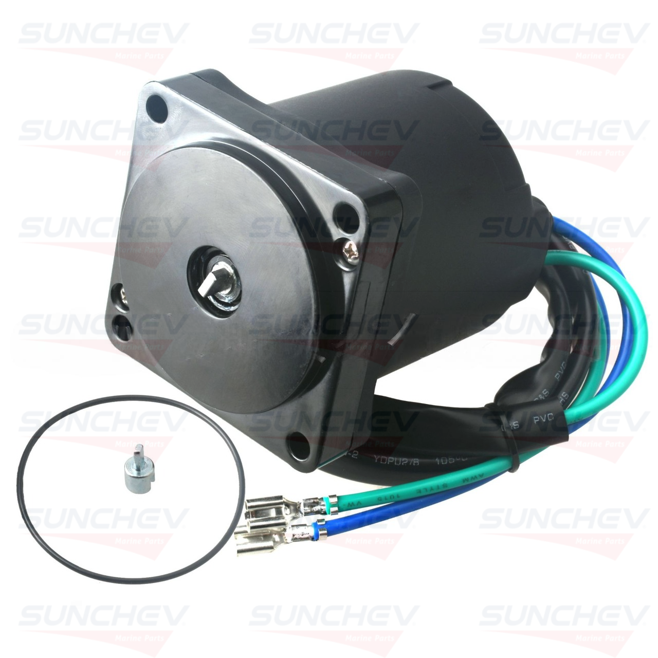 SUNCHEV Boat Motor Spare Part Power Tilt Trim Motor for OMC Evinrude Johnson 2 WIRE 434496 438529 43853 434495 5005376